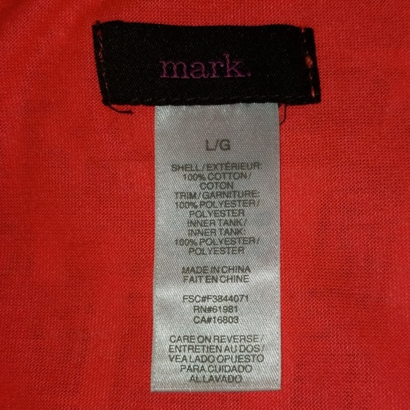 Mark large spaghetti strap top - Picture 2 of 2